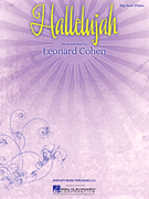 Hallelujah piano sheet music cover